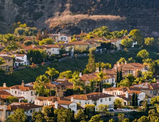 Luxury homes in California.