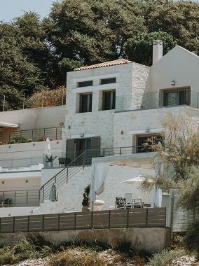 Luxury home with multi-level terraces.